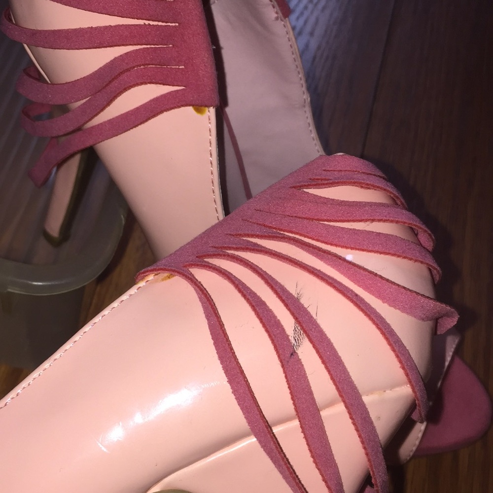 Pink Open toe Pumps - Picture 8 of 8